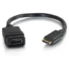 C2G 41356 8" HDMI Mini Adapter Converter Dongle, Black