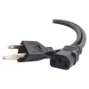 C2G® 25' NEMA 5-15P to IEC320C13 Universal Power Cord, Black