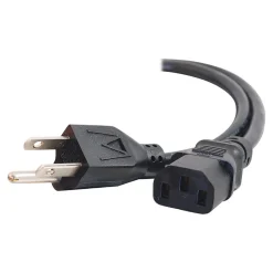 C2G® 25' NEMA 5-15P to IEC320C13 Universal Power Cord, Black