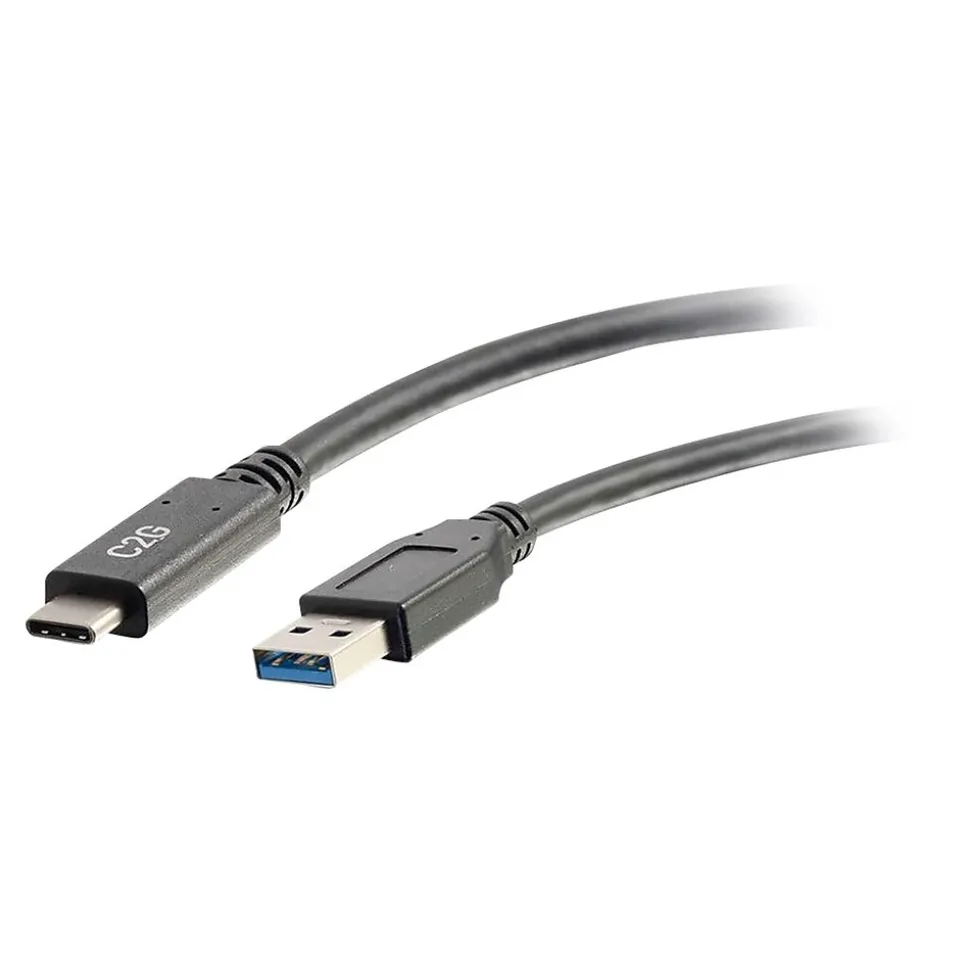 C2G 10' USB A to C Cable, Black (28833)