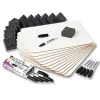 Charles Leonard® Dry Erase Dual Sided Magnetic Lapboard Class Pack, 9" x 12" (CHL35040)