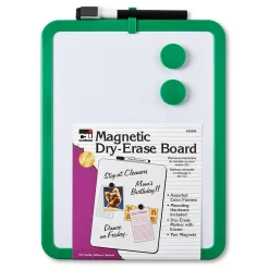 Charles Leonard Magnetic Dry Erase Board, 8 1/2