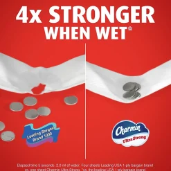 Charmin Ultra Strong Mega XL Toilet Paper, 2-Ply, White, 330 Sheets/Roll, 18 Rolls/Pack (04308)