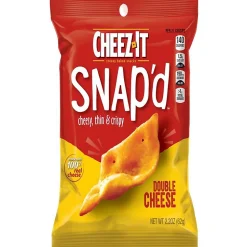 Cheez-It Snap'd Double Cheese Crackers, 2.2 oz., 6 Packs/Box (KEE11422)