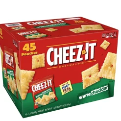 Cheez-It White cheddar Crackers, 1.5 oz., 45 Packs/Box (KEE10893)
