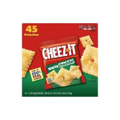 Cheez-It White cheddar Crackers, 1.5 oz., 45 Packs/Box (KEE10893)