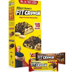 Chef Robert Irvine's FITCRUNCH High Protein Bars, Variety Pack (1.62 oz., 18 ct.)