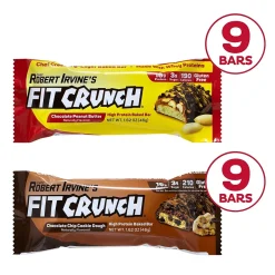 Chef Robert Irvine's FITCRUNCH High Protein Bars, Variety Pack (1.62 oz., 18 ct.)
