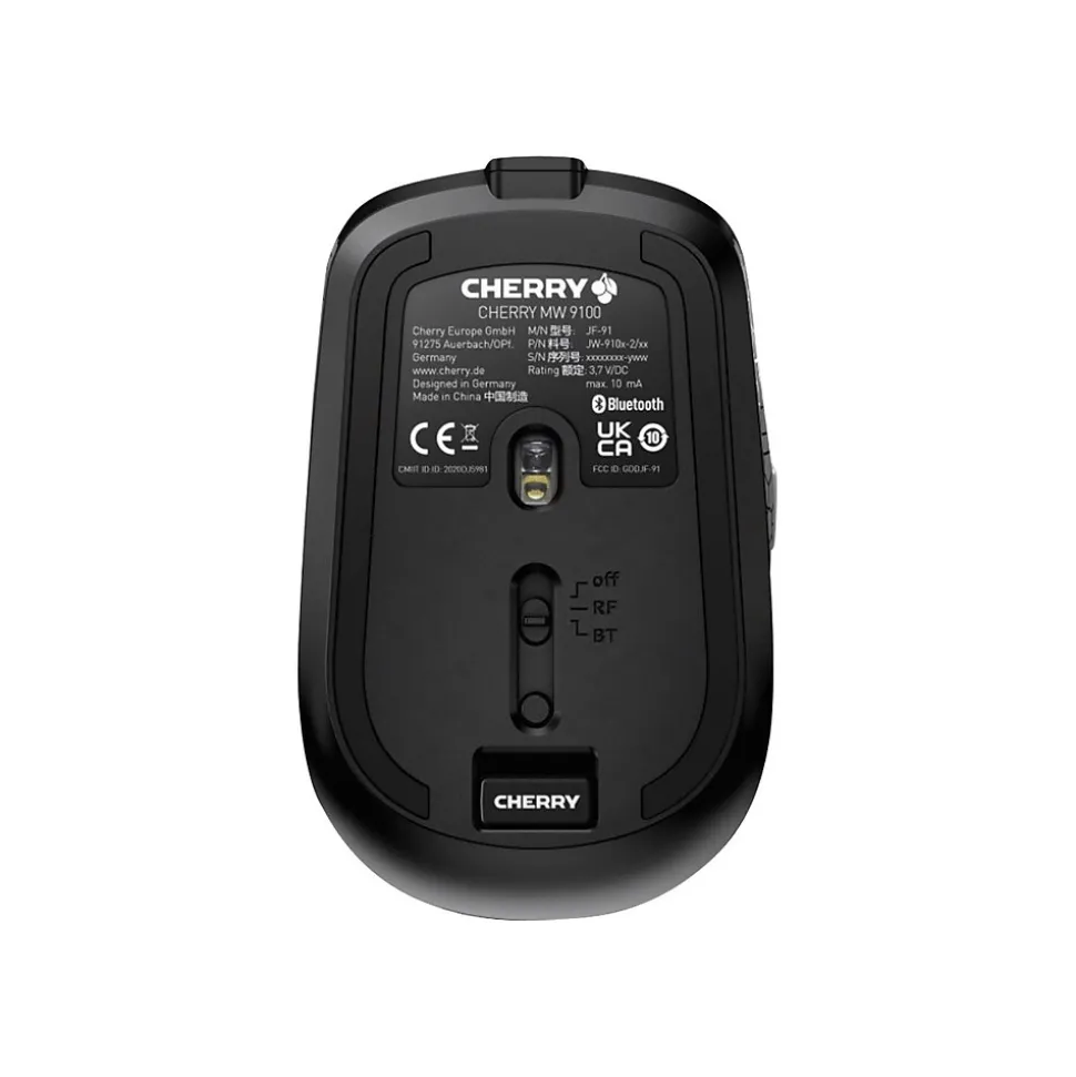 CHERRY MW 9100 Wireless Optical 2.4 GHz Mouse, Black (JW-9100US-2)