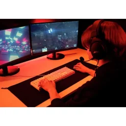 Cherry MX Board 3.0S RGB Mechanical Keyboard with MX RED Switches, White (G80-3874HYAUS-0)