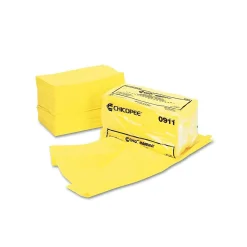 Chix Masslinn Viscose Dusting Cloths, 24" x 24", Yellow, 100 Cloths/Pack (CHI0911)