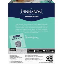 Cinnabon Classic Cinnamon Roll Coffee Keurig® K-Cup® Pods, Light Roast, 24/Box (6305)