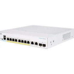 Cisco 350 CBS350-8FP-2G-NA 10 Ports Gigabit Ethernet Rack Mountable Switch
