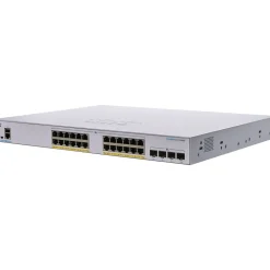 Cisco 250 CBS250-24FP-4X-NA 24 Ports Gigabit Ethernet Rack Mountable Switch