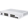 Cisco 350 18-Port Gigabit Ethernet Managed Switch, Silver (CBS35016TE2GNA)