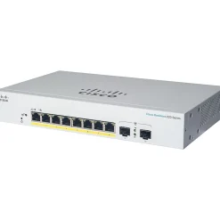 Cisco 220 8-Port Gigabit Ethernet Managed Switch, Silver (CBS2208TE2GNA)