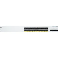Cisco 220 24-Port Gigabit Ethernet Managed Switch, Silver (CBS22024P4XNA)