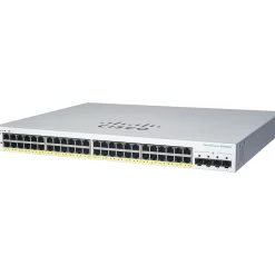 Cisco 220 24-Port Gigabit Ethernet Managed Switch, Silver (CBS22024FP4XNA)