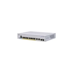 Cisco 250 8-Port Gigabit Ethernet Managed Switch, Silver (CBS2508FPE2GNA)