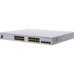 Cisco 250 24-Port Gigabit Ethernet Managed Switch, Silver (CBS25024T4XNA)