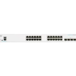 Cisco 250 24-Port Gigabit Ethernet Managed Switch, Silver (CBS25024T4GNA)