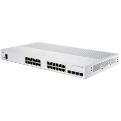 Cisco 250 24-Port Gigabit Ethernet Managed Switch, Silver (CBS25024P4XNA)