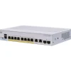 Cisco 350 8-Port Gigabit Ethernet Managed Switch, Silver (CBS3508PE2GNA)