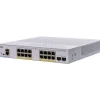 Cisco 350 16-Port Gigabit Ethernet Managed Switch, Silver (CBS35016FP2GNA)