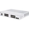 Cisco 350 16-Port Gigabit Ethernet Managed Switch, Silver (CBS35016T2GNA)