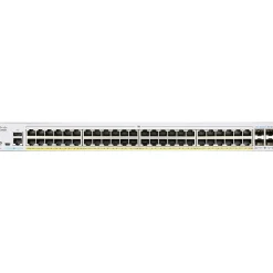 Cisco Business 350 Series 52-Port Gigabit Ethernet Managed Switch, Silver (CBS350-48FP-4X-NA)