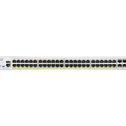 Cisco Business 250 Series 52-Port Gigabit Ethernet Managed Switch, White (CBS250-48P-4G-NA)