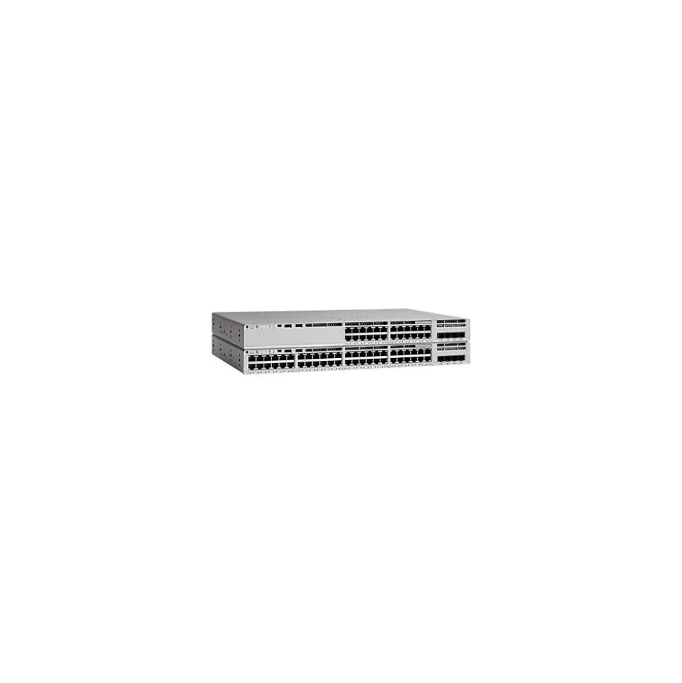 Cisco Catalyst 9200 48-Port Gigabit Ethernet Managed Switch, Silver (C9200-48T-E)