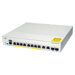 Cisco Catalyst 1000 Series 8-Port Gigabit Ethernet Managed Switch, 10/100/1000 Mbps (C1000-8FP-2G-L)