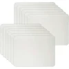 CLI Dry-Erase Whiteboard, Plain 1-Sided, 9" x 12", 12/Pack (CHL35100-12)