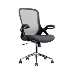 Click365 Ergonomic Fabric/Mesh Swivel Task Chair, Gray (CCHR10003B)