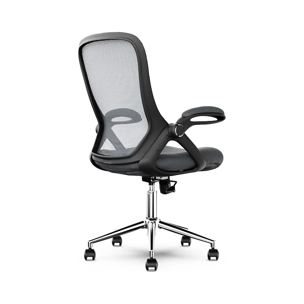 Click365 Ergonomic Fabric/Mesh Swivel Task Chair, Gray (CCHR10003B)