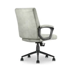 Click365 Transform 3.0 Ergonomic Vegan Leather Swivel Desk Chair, Gray (CCHR10008D)