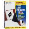 C-Line Side Loading Poly Sheet Protectors, Heavy Gauge, 11" x 8-1/2", Clear, 50/Box (CLI00010)