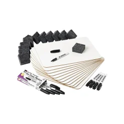 CLN Class Pack Masonite Dry-Erase Whiteboards, 9" x 12", 12/Set (CHL35036)