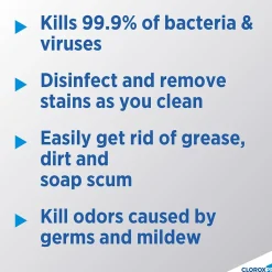 Clorox Clean-Up Disinfectant Cleaner with Bleach Refill, Unscented, 128 oz., 4/Carton (CLO 35420CT)