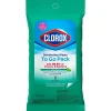 Clorox Disinfecting Wipes On The Go, Bleach Free Travel Wipes, Fresh Scent, 9 Count (01665)
