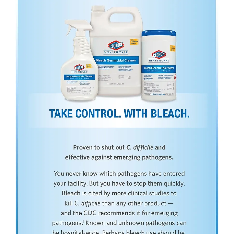 Clorox Disinfecting Wipes, 150/Canister, 6 Canisters/Carton