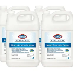 Clorox Healthcare Bleach Germicidal Cleaner Refill, 128 oz., 4/Carton (68978)