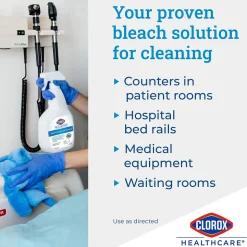 Clorox Healthcare Bleach Germicidal Cleaner Refill, 128 oz., 4/Carton (68978)