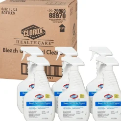 Clorox Healthcare Bleach Germicidal Cleaner Spray, Unscented, 32 oz., 6/Carton (CLO 068970CT)