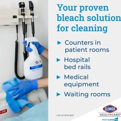 Clorox Healthcare Bleach Germicidal Cleaner Spray, Unscented, 32 oz., 6/Carton (CLO 068970CT)