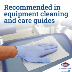 Clorox Healthcare Disinfecting Wipes, 110 Wipes/Container, 2/Carton (30358CT)