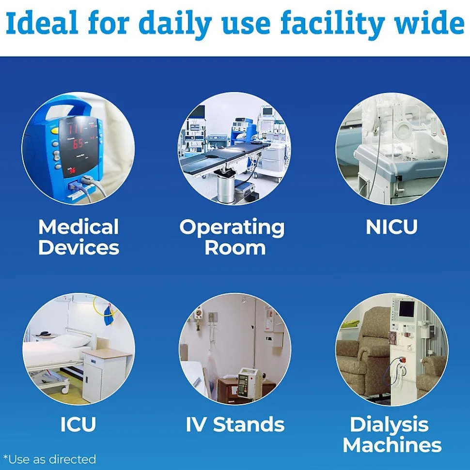 Clorox Healthcare Disinfecting Wipes, 185 Wipes, 2/Carton (30827)