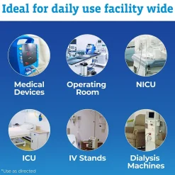 Clorox Healthcare Disinfecting Wipes, 185 Wipes/Bucket, 2/Carton (30826)