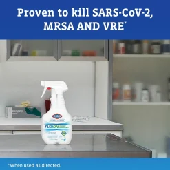 Clorox Healthcare Fuzion All-Purpose Cleaners & Spray Disinfectant, Unscented, 32 oz., 9/Carton (31478CT)